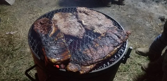 Night cookout grill fire at 281 Country Club camping