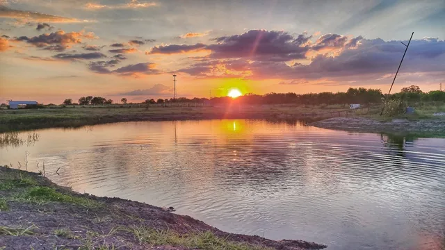 Sunset at 281 Offroad Park San Antonio camping area