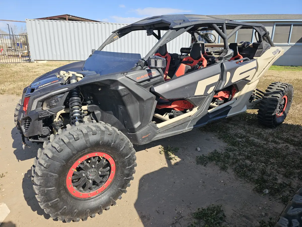 Can-Am X3 side-by-side UTV on the offroad trails at 281 Country Club